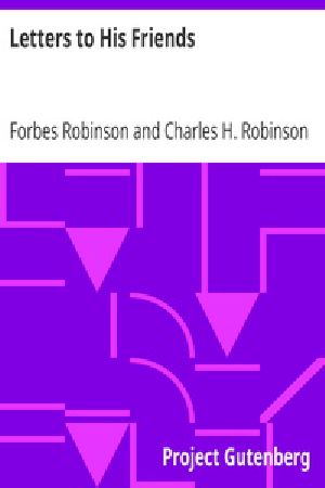 [Gutenberg 20560] • Letters to His Friends
